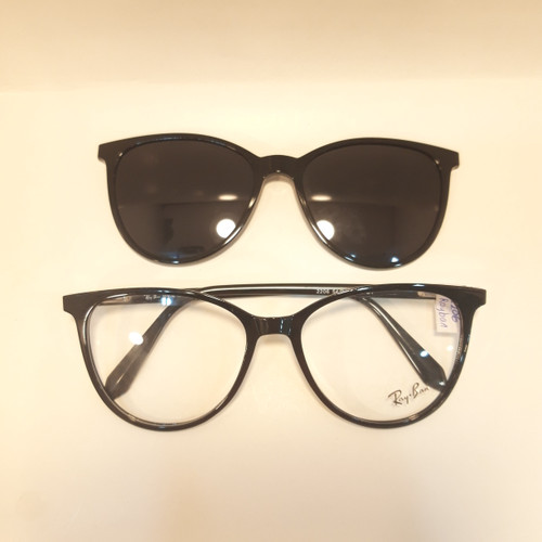 عینک طبی زنانه کائوچو کاوردار ( تک کاوره) دودی برند ریبن Ray Ban مدل ۲۲۰۶