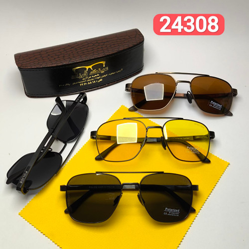 عینک آفتابی مردانه پلیس Police مدل 2430801 پلاریزه آلمینیوم + پک هدیه لوازم جانبی