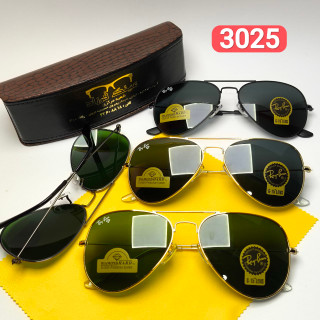 عینک آفتابی ریبن Ray ban مدل 3025 خلبانی عدسی شیشه